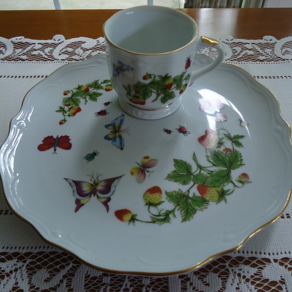 Lewile Ardalt Other - Lenwile Ardalt Plate & Cup Luncheon Butterfly